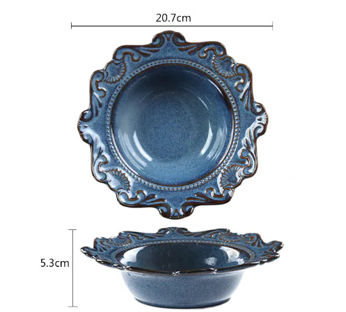Set elegante vintage pratos