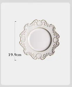 Set elegante vintage pratos