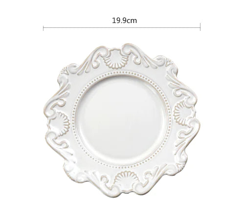 Set elegante vintage pratos