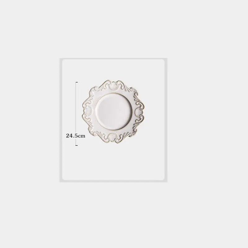 Set elegante vintage pratos