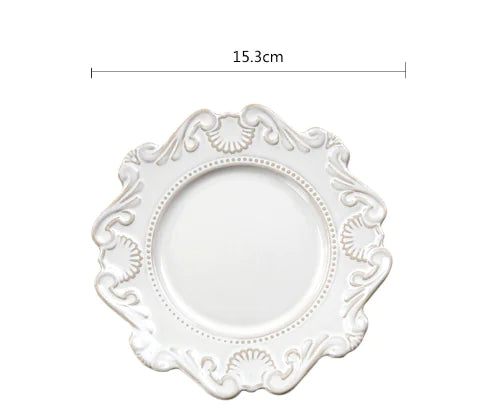 Set elegante vintage pratos