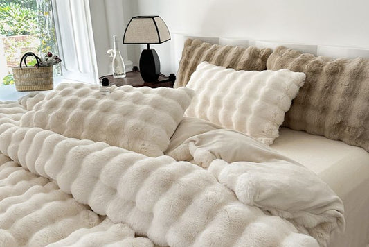 Manta Velvet Cloud Branco pérola