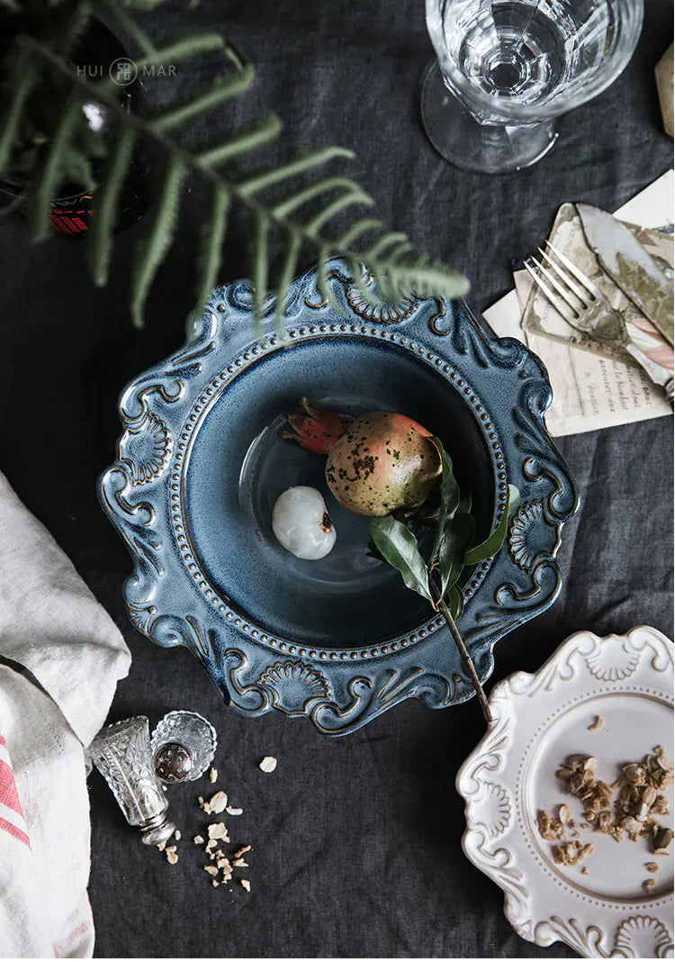 Set elegante vintage pratos