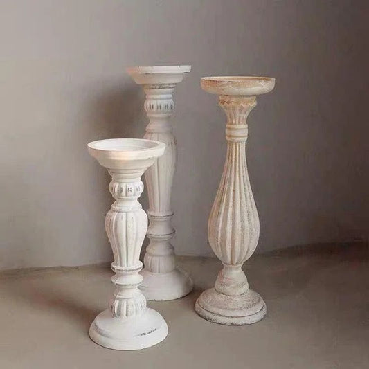 Candle Light Candle Holder Wooden Ornaments