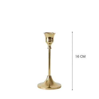 Suporte de velas vintage Gold