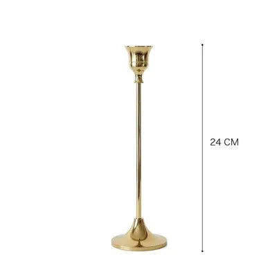 Suporte de velas vintage Gold
