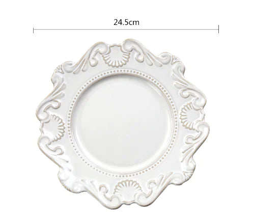 Set elegante vintage pratos