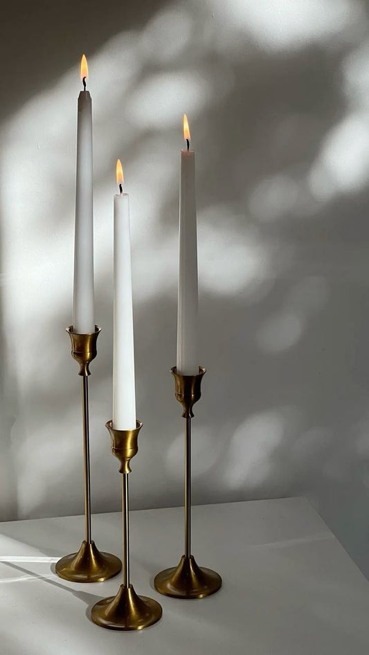 Suporte de velas vintage Gold