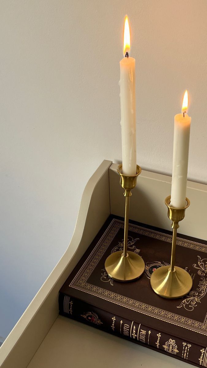 Suporte de velas vintage Gold