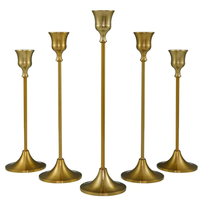 Suporte de velas vintage Gold